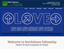 Tablet Screenshot of northshorefellowship.org